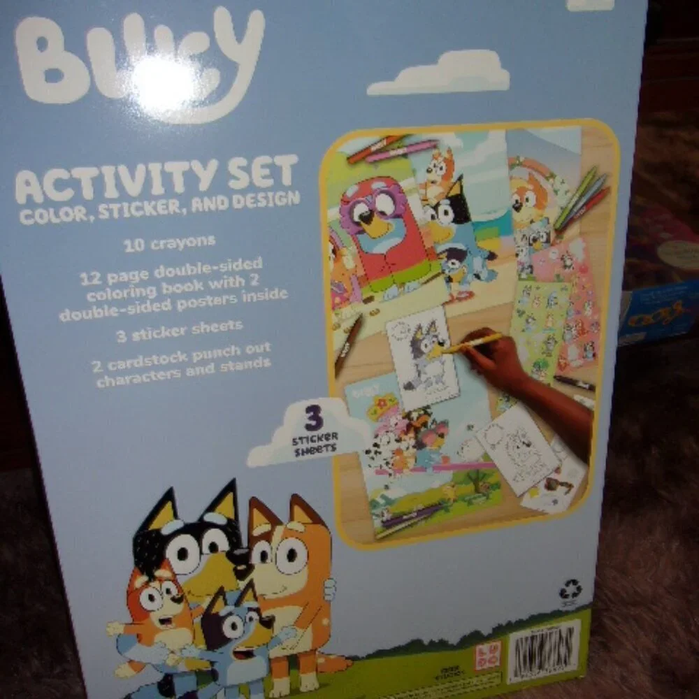 Bluey Activity Set Color, stickers and design kit New